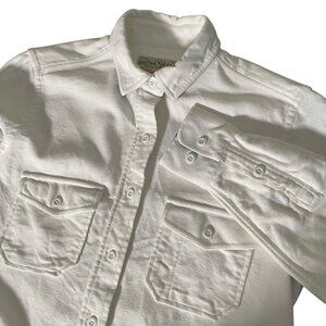 British Moleskin Shirt Size S Guideboat Co Brisbane Moss Long Sleeve Button Up